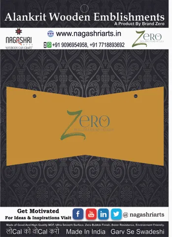 Brand Zero MDF Designer Name Plate BZDNP001