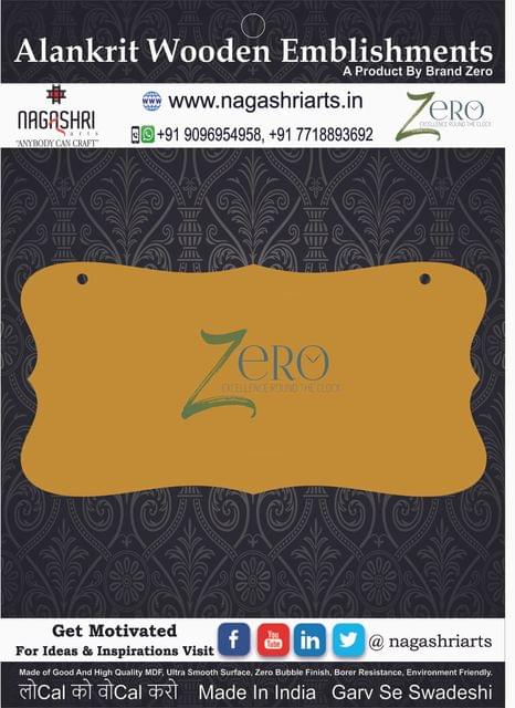 Brand Zero MDF Designer Name Plate BZDNP003