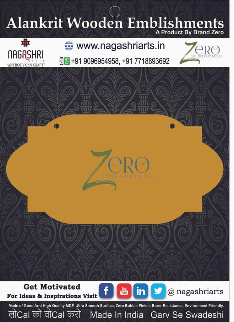 Brand Zero MDF Designer Name Plate BZDNP007