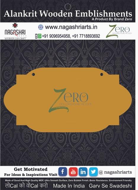 Brand Zero MDF Designer Name Plate BZDNP007