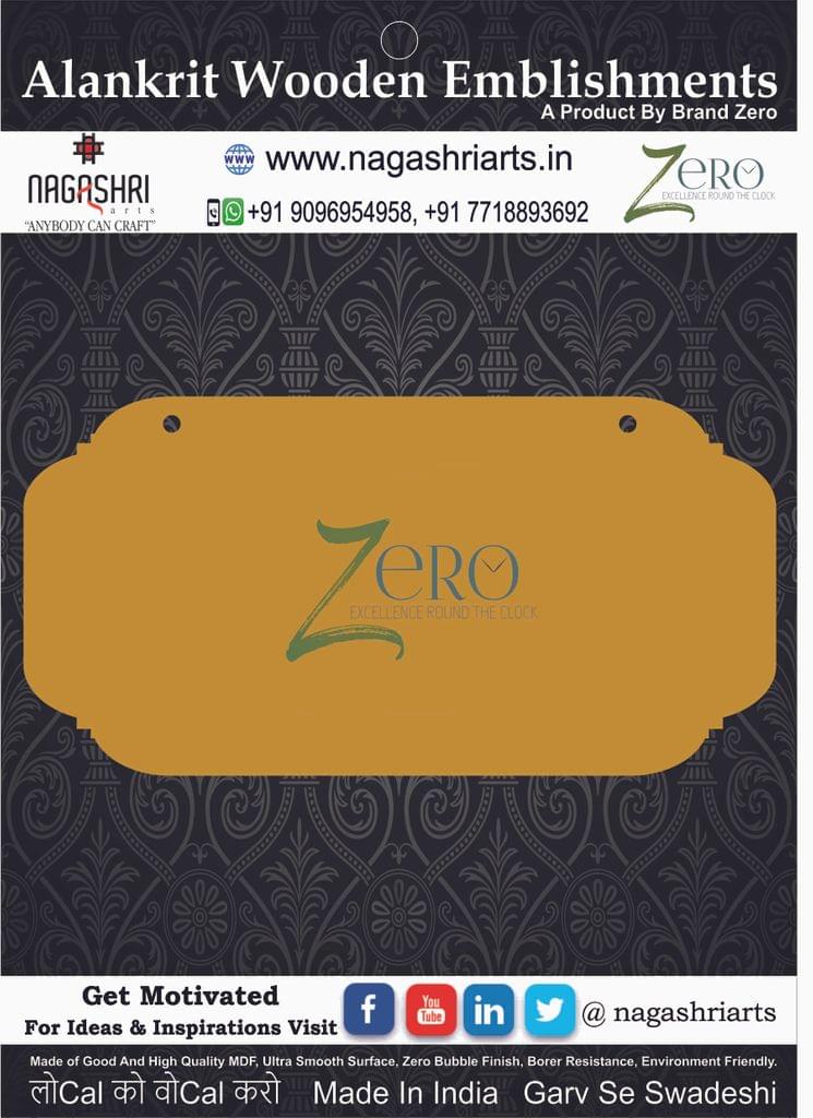 Brand Zero MDF Designer Name Plate BZDNP010