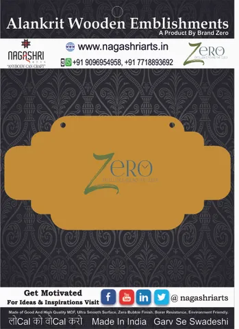 Brand Zero MDF Designer Name Plate BZDNP017