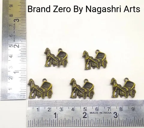 Brand Zero Chariot Metal charms - Pack of 5 pcs