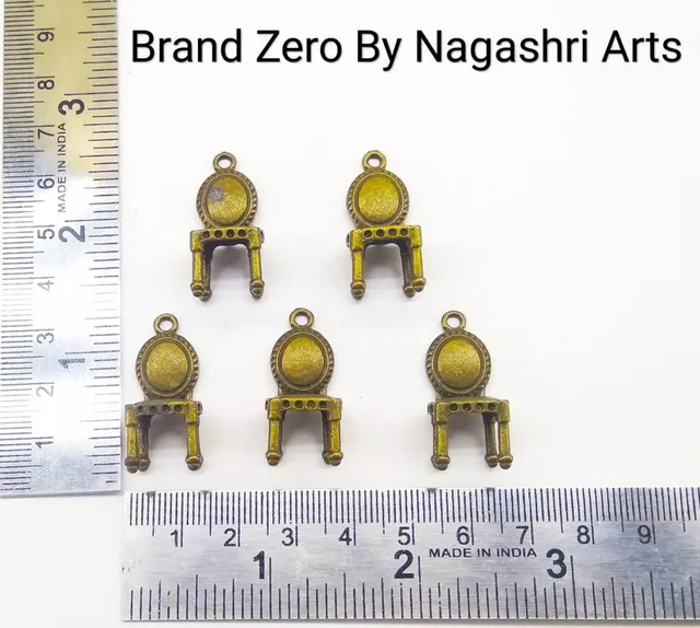 Brand Zero Chairs  Metal charms - Pack of 5 pcs