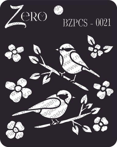 Brand Zero Pratibimb Craft Stencil - Code: BZPCS-0021 - Select Your Preferred Size