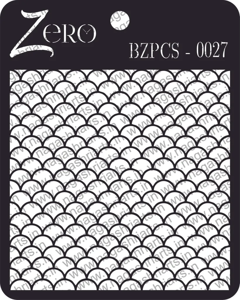Brand Zero Pratibimb Craft Stencil - Code: BZPCS-0027 - Select Your Preferred Size