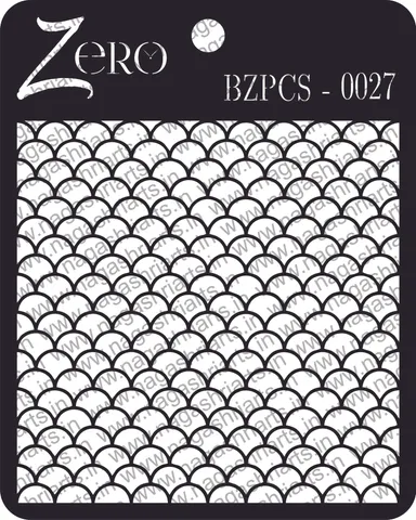 Brand Zero Pratibimb Craft Stencil - Code: BZPCS-0027 - Select Your Preferred Size