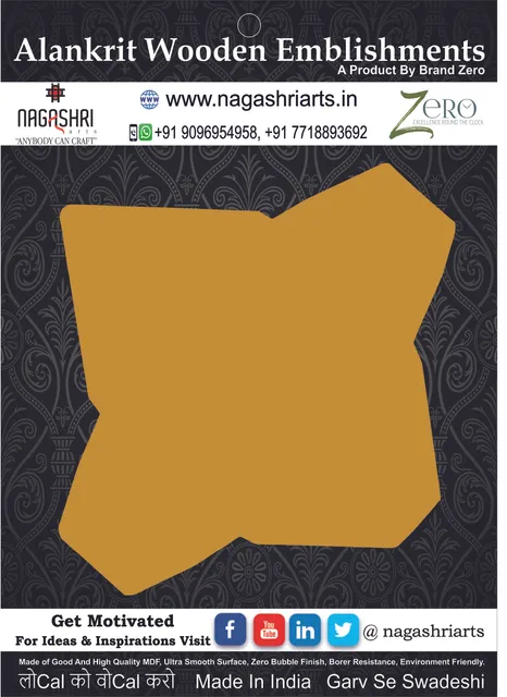 Brand Zero Mdf Envelope Making Stencil Design - 1