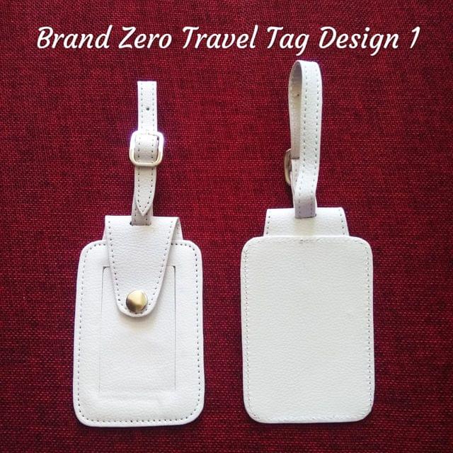 Brand Zero Travel Tag Design 1 - Single piece