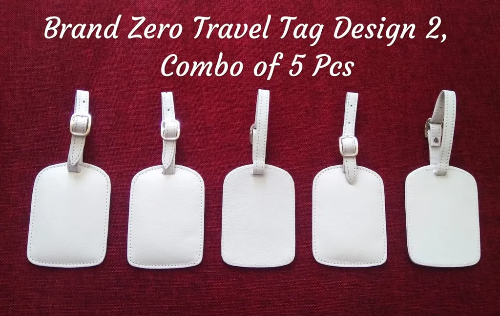 Brand Zero Travel Tag Design 2 - Pack of 5 pcs