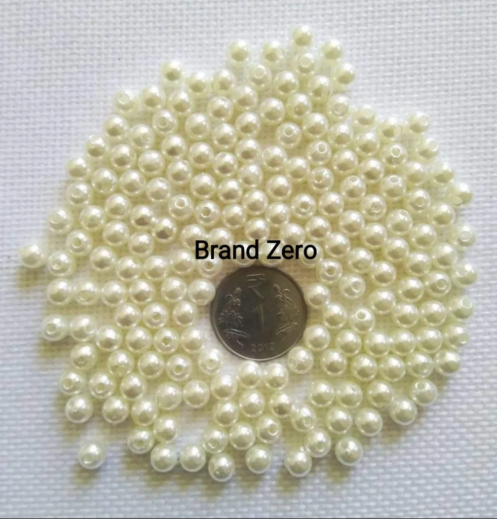 Brand Zero Faux Pearls  - 4 mm