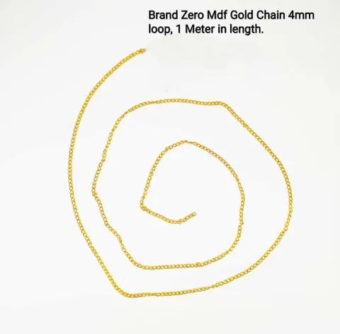 Brand Zero Gold Chain Design 2 - 1 meter