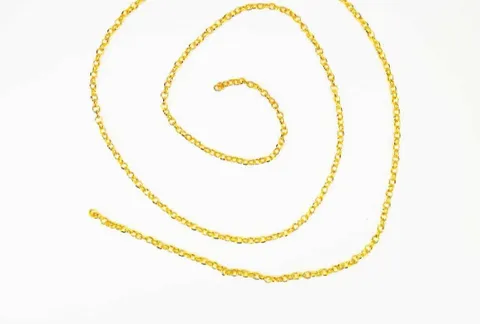 Brand Zero Gold Chain Design 3 - 1 meter