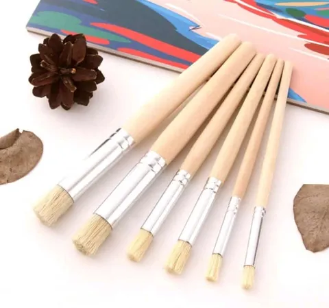 Stencil Brush - 6 pcs