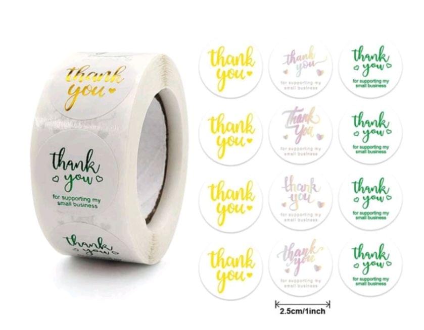 Thank You Stickers - cdtd09