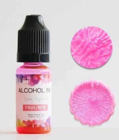 Alcohol Ink - Pink Color - 10 ml Resin Pigment