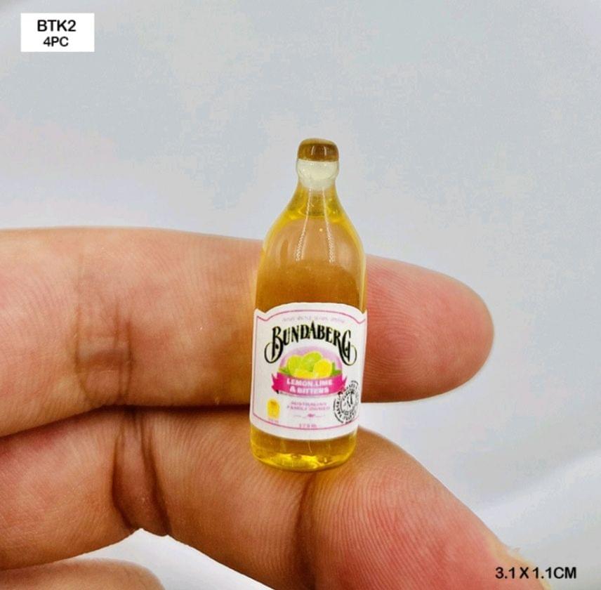 Miniature Bottle Design -  BTK2- Set of 4 pcs
