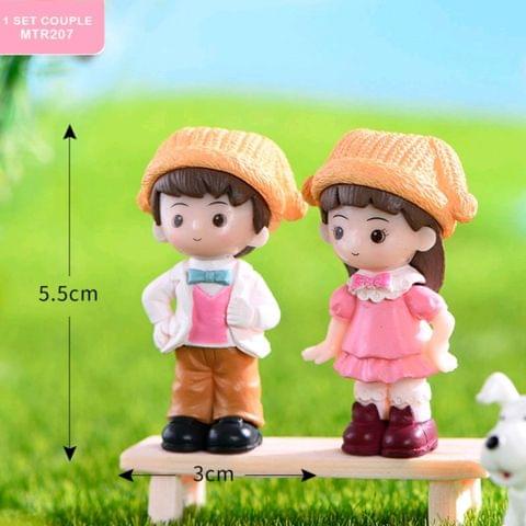 Miniature Couple Design -  MTR207 -  2 pcs