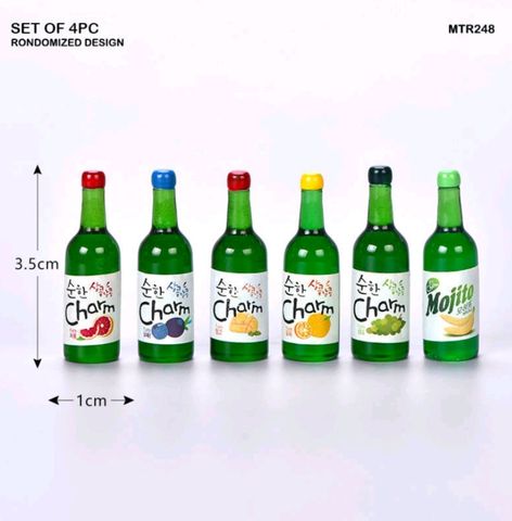 Miniature Bottle Design -  MTR248  4 pcs