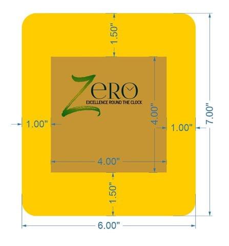 Brand Zero MDF Photo Frame Design 11 - 6.0 Inches By 7.0 Inches