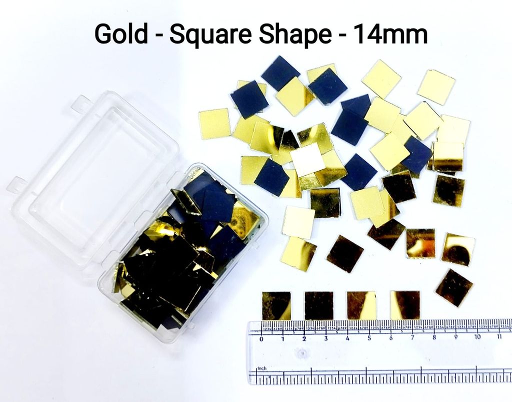 Silver Mirror Cutouts for Lippan Art - Heart Shape - 16mm - Select Your Quantity