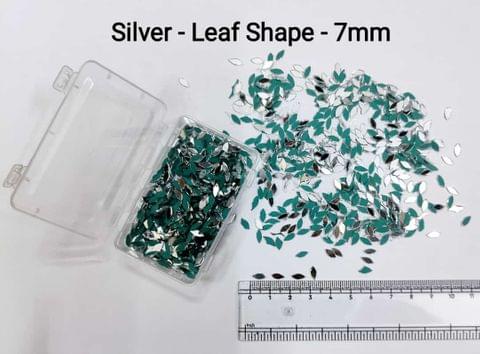 Silver Mirror Cutouts for Lippan Art - Leaf / Eye Shape - 7mm - Select Your Quantity