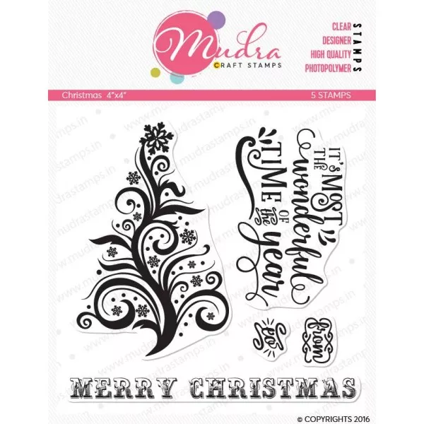 Mudra Craft Stamps - Christmas