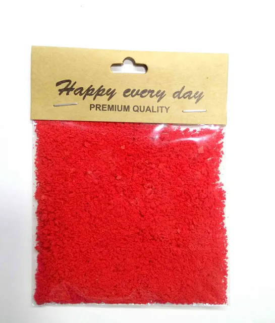 Artificial Tree Powder School Grass - Red - 10 Grams Pack