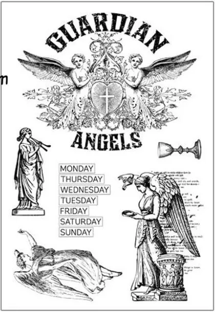Clear Stamps Imported - Guardian Angels