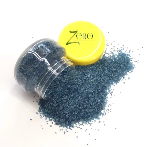 Brand Zero Crystal Stones - Micro - 50 Grams Jar - Purssian Color