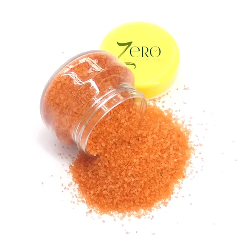 Brand Zero Crystal Stones - Micro - 50 Grams Jar - Tangerine Color