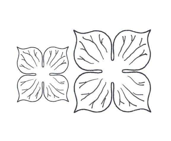 Brand Zero Die - 2pcs Flower Petal  Metal Cutting Die 5.0 * 5.0 cm