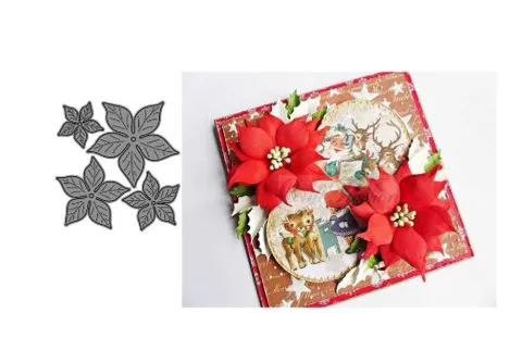 Brand Zero Die - Beautiful Flower Petals 3 Metal Cutting Die 8.8 x 9.4 CM