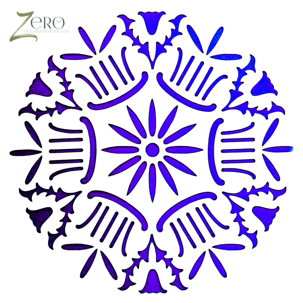 Imported Stencils- 5"*5"- Graphic Design Mandala Pattern Background 2