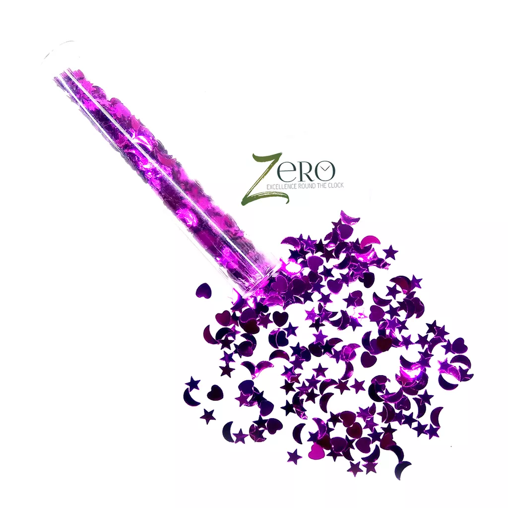 Brand Zero - Metallic Glitters - Purple Color Single Tube