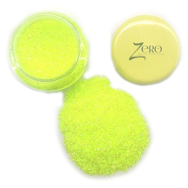 Brand Zero - Fluorescent Lemon Yellow Sparkling Dust - 15 Gms Jar