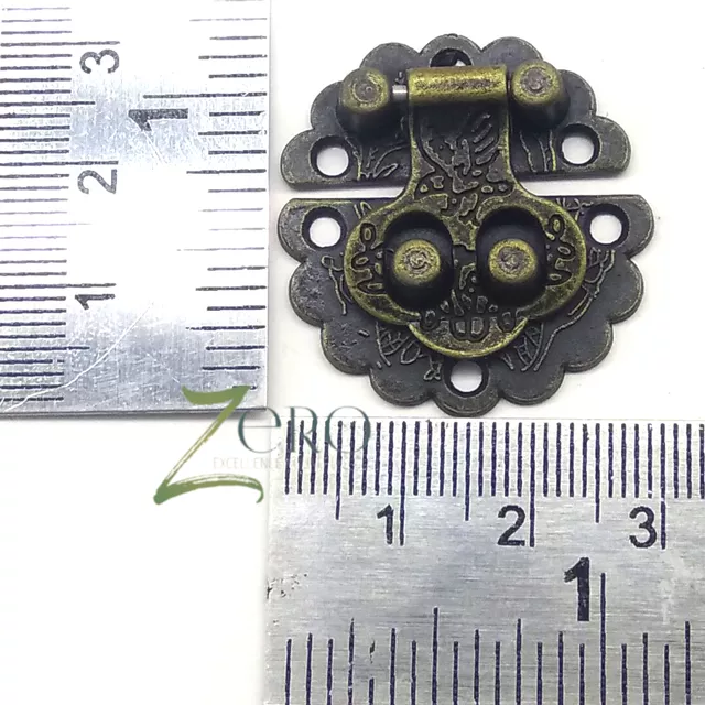 Brand Zero Vintage Metal Charms - Lock Design 4 - Pack of 1 Pcs - 30mm*30mm*6mm