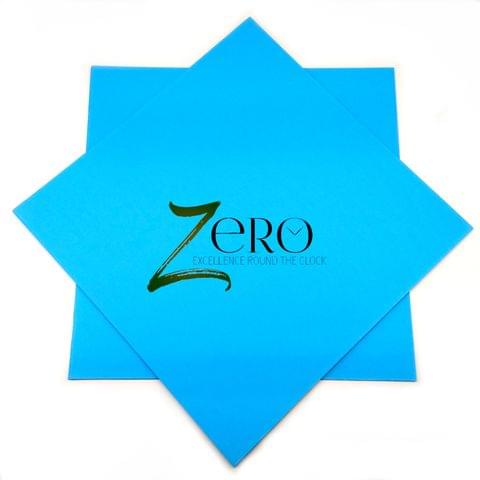 Brand Zero 250 Gsm Card Stock - 12 By 12 Inches Pack of 10 - Deep Sky Blue Colour