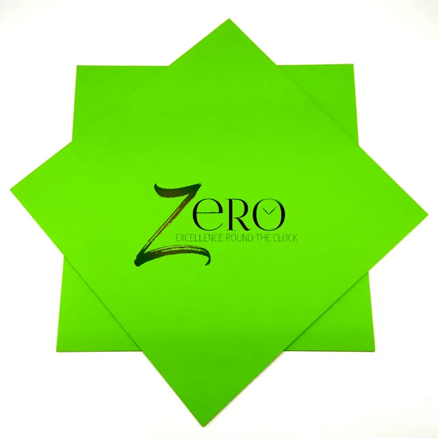 Brand Zero 250 Gsm Card Stock - 12 By 12 Inches Pack of 10 - Harlequin Green Colour