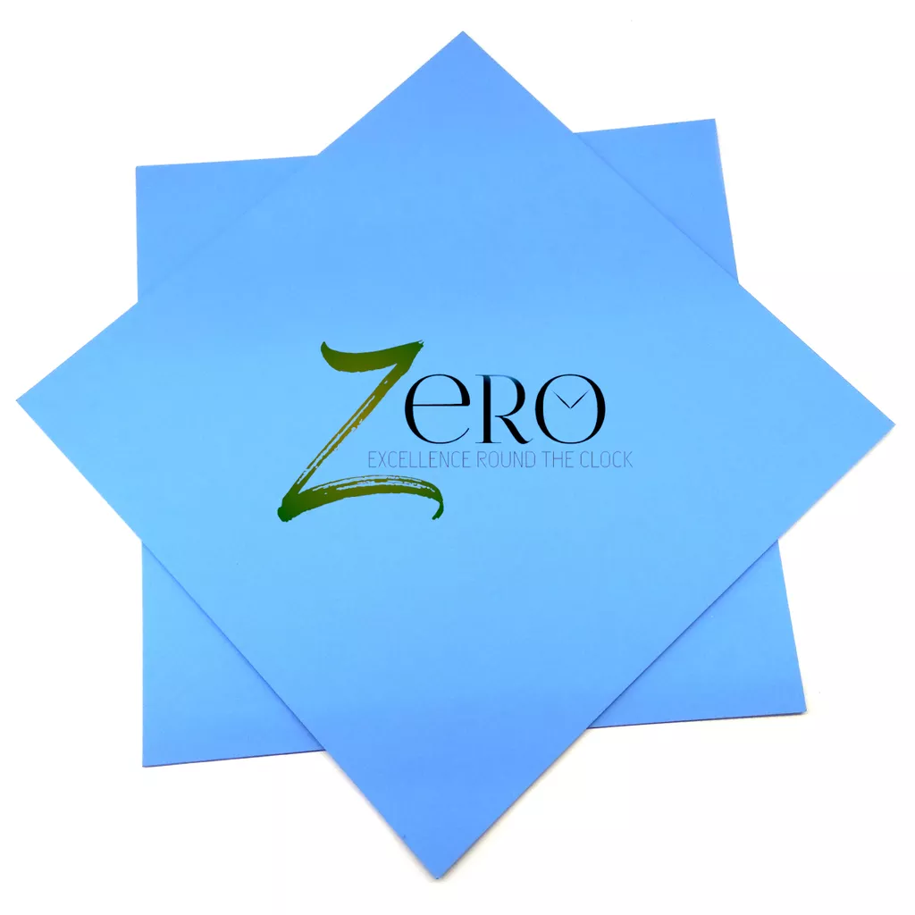 Brand Zero 250 Gsm Card Stock - 12 By 12 Inches Pack of 10 - Maya Blue Colour