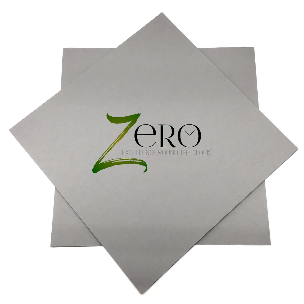 Brand Zero 250 Gsm Card Stock - 12 By 12 Inches Pack of 10 - Rhine Gray Colour