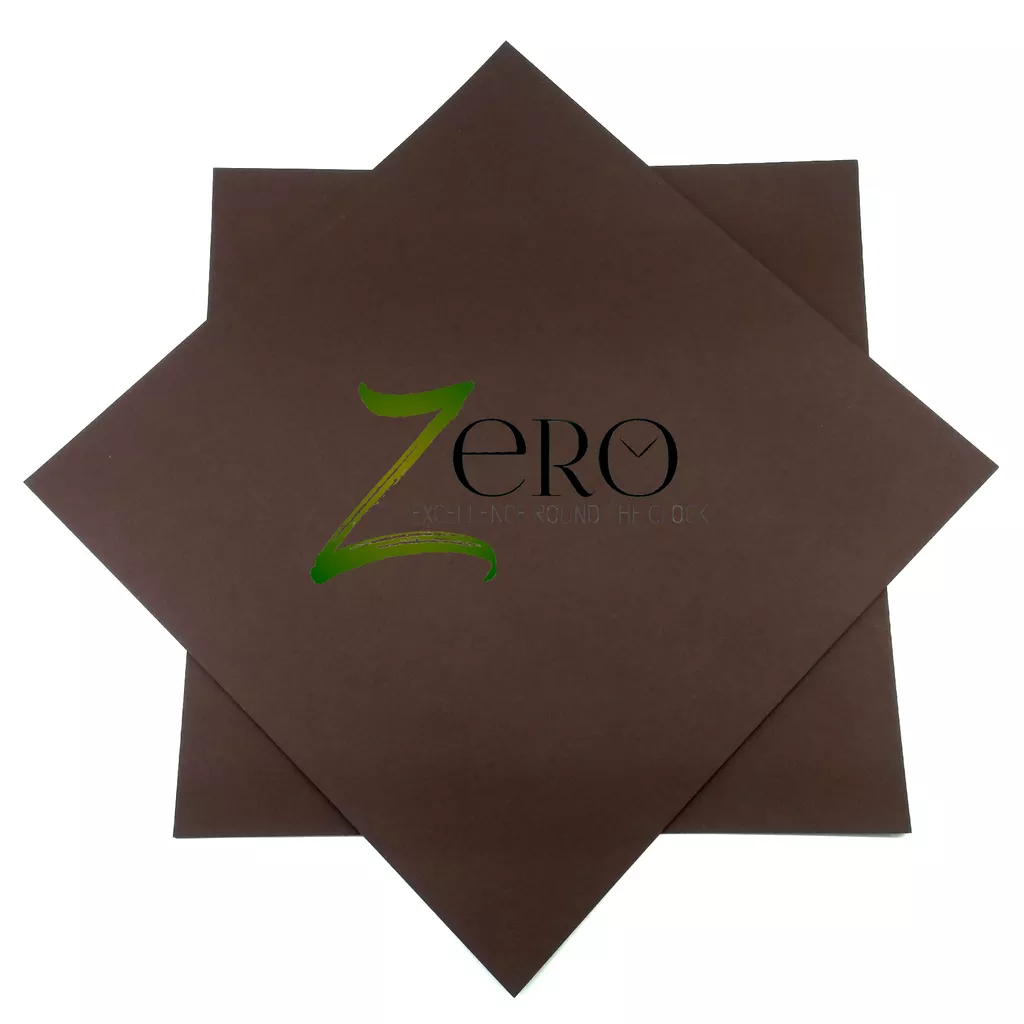 Brand Zero 250 Gsm Card Stock - 12 By 12 Inches Pack of 10 - Walnut Brown Colour