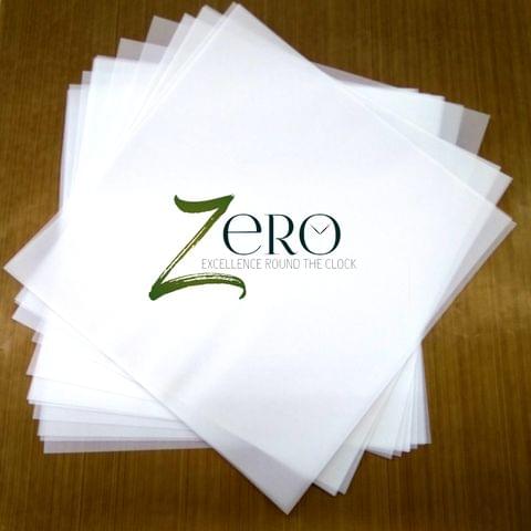Brand Zero 150 Gsm White Vellum Sheets - 12 By 12 Inches Pack of 10 Pcs