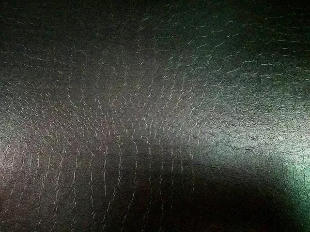 Brand Zero  - Faux Leather Paper -  Black Beauty (Set of 5 Sheets)