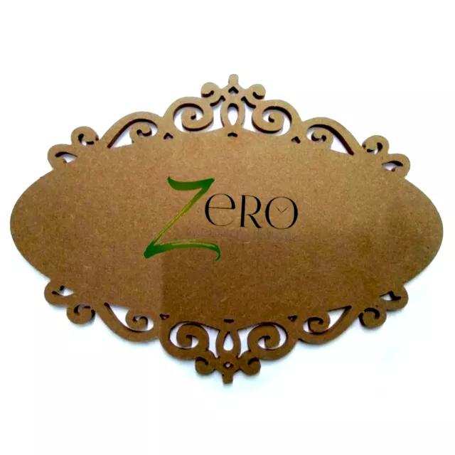 Brand Zero - Oval Designer Name Plate Design 1 - 8mm Thick