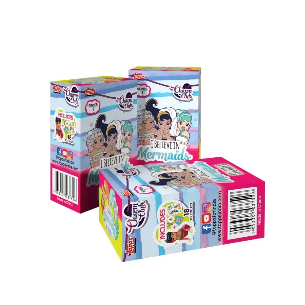 Topps I Believe in Mermaids Mystery Figures with Stickers and a Metal Charm (Pack of 3)