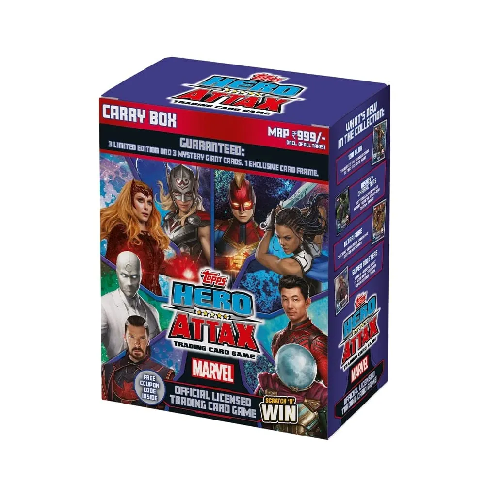 Topps Hero Attax Trading Card Game (Carry Box)