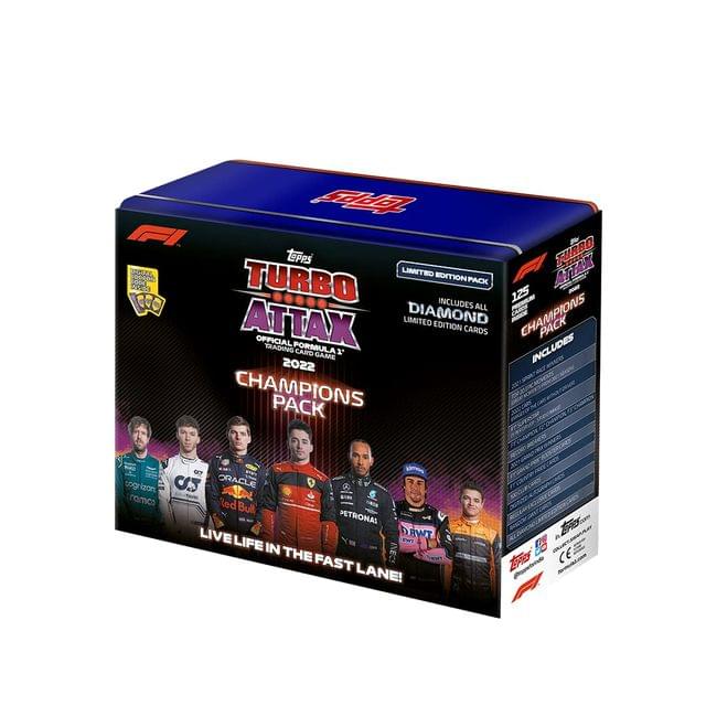 Topps F1 Turbo Attax 2022 - Trading and collectable Card Game (Champions Pack)