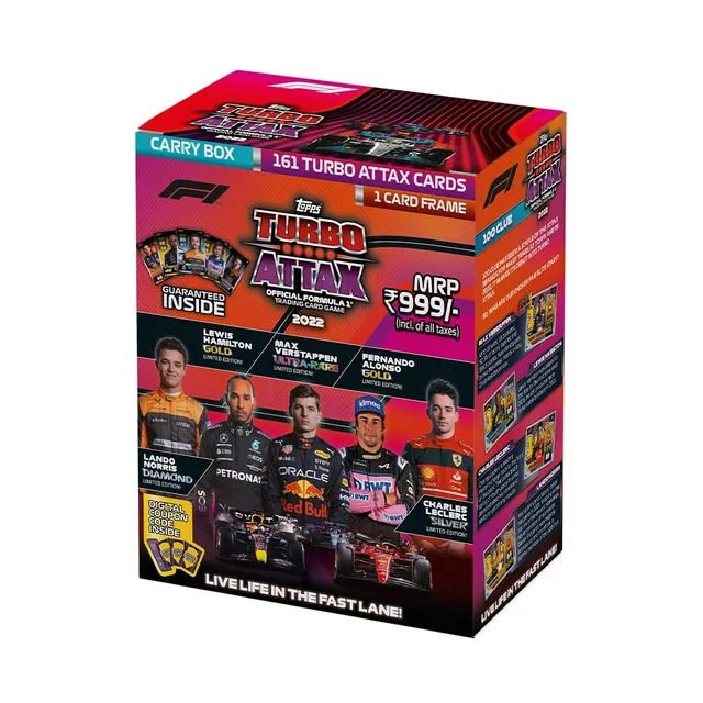 Topps F1 Turbo Attax 2022 - Trading and collectable Card Game (Carry Pack)