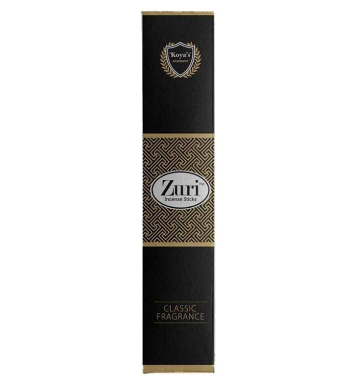 koyas Zuri Classic Fragrance, Incense Sticks, Perfume Soaked, 100 gms, 3.5 Oz, 70 sticks